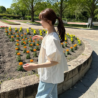 Puff volume blouse