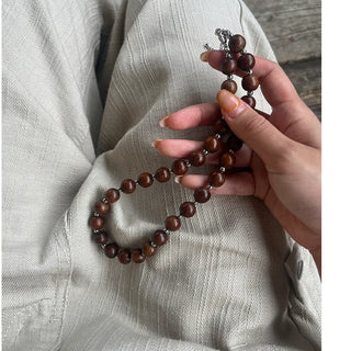 Woody Bead Necklace