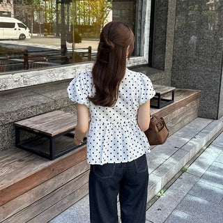 Polka Dot Girly Blouse