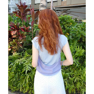 Cropped basic T-shirt
