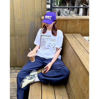 Front lettering pants