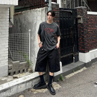 Nylon string Bermuda shorts