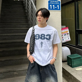 1983 logo print T-shirt
