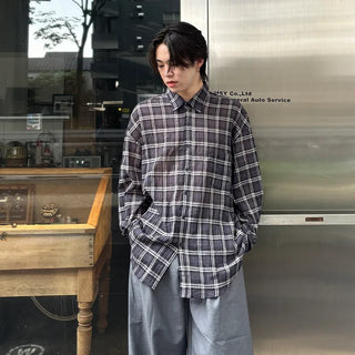 Checked soft cotton shirt