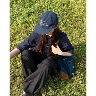(Unisex) Point Embroidery Cap
