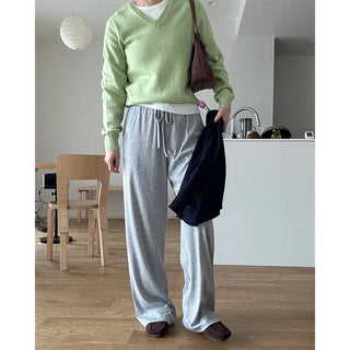 Simple ribbed round knit