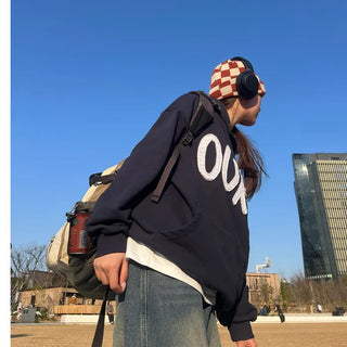 (Unisex) Lettering Sweatshirt