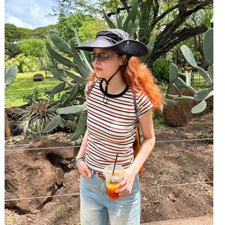 Striped Round T-shirt