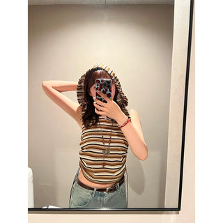 Border Hooded Sleeveless