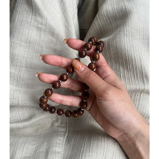 Woody Bead Necklace