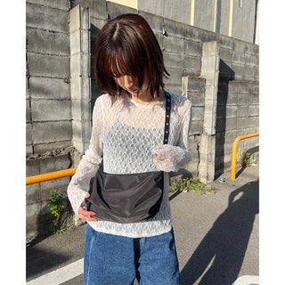 Eyelet Shoulder Bag