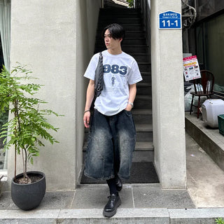 1983 logo print T-shirt