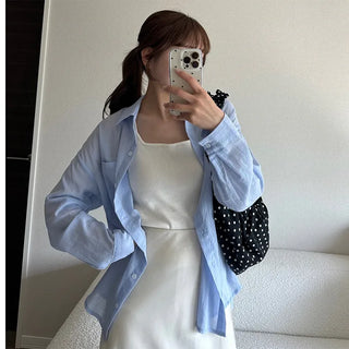 Summer Simple Sheer Shirt