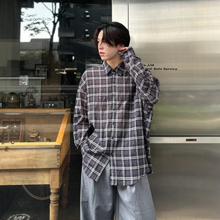 Checked soft cotton shirt