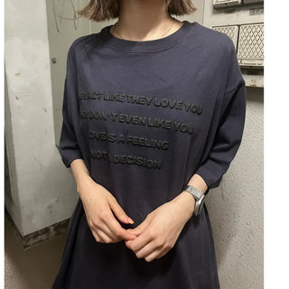 Lettering print T-shirt