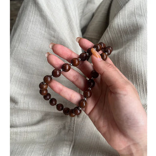 Woody Bead Necklace