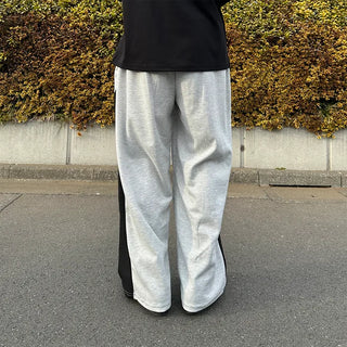 (Unisex) Two-tone sweatpants