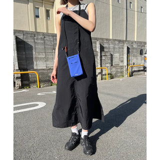 Backless long camisole dress