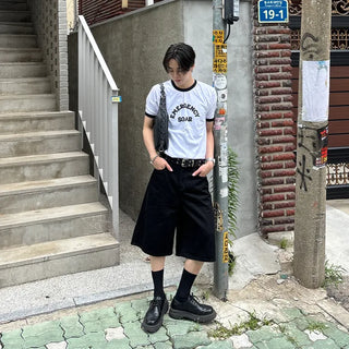 Slim Fit Ringer Neck T-Shirt