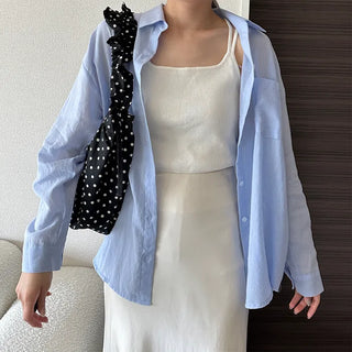 Summer Simple Sheer Shirt
