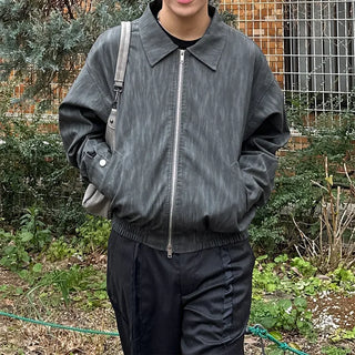 (Unisex) Basic Vegan Leather Jacket