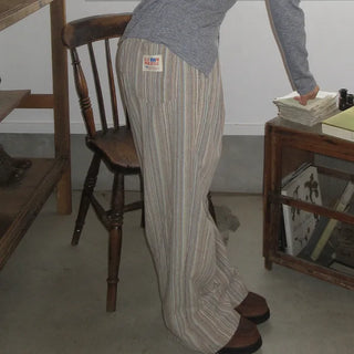 Striped Banding Pants