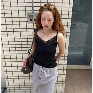 V-neck lace camisole