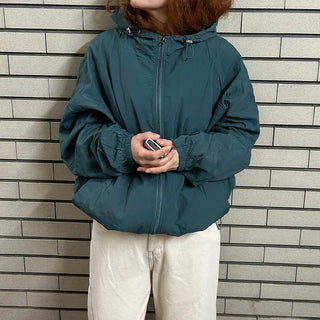 (Unisex) Nylon Hooded Zip-Up