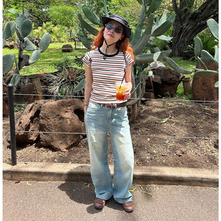 Striped Round T-shirt