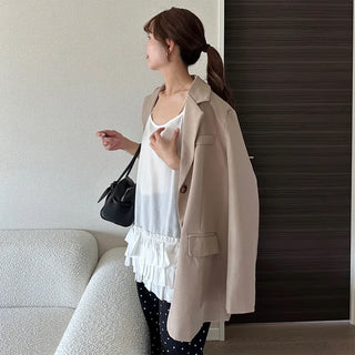 Frilled tunic camisole dress