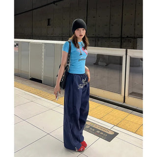 Front lettering pants