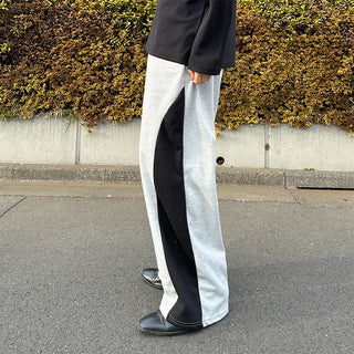 (Unisex) Two-tone sweatpants
