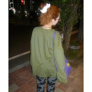 Oversized striped T-shirt