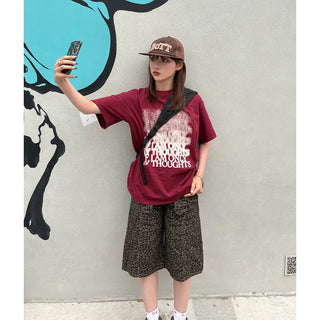 Gradient lettering T-shirt