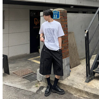 Nylon string Bermuda shorts