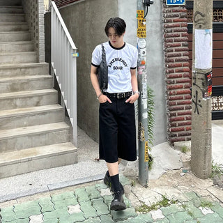 Slim Fit Ringer Neck T-Shirt