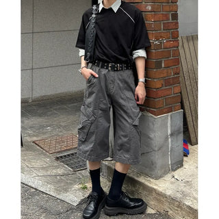 Loose, relaxed striped shirt