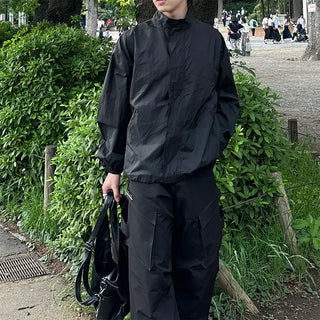 (Unisex) Two-Pocket Shoulder Bag