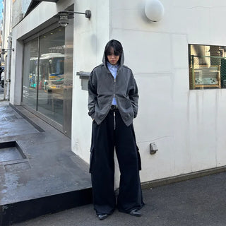 Pigmented Zip-Up Hoodie