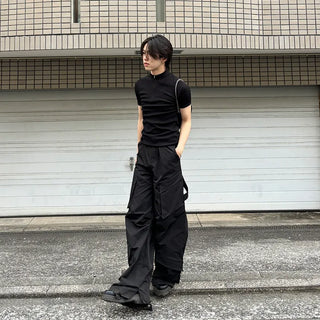 Half-zip T-shirt