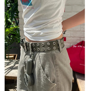 Bold Eyelet Belt