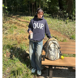 (Unisex) Lettering Sweatshirt