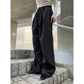 Cotton Tuck Banding Pants
