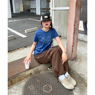 Nylon jogger pants