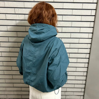 (Unisex) Nylon Hooded Zip-Up