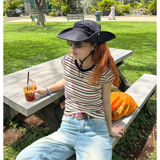 Striped Round T-shirt