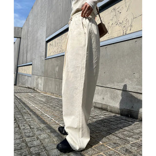 Cotton Tuck Banding Pants