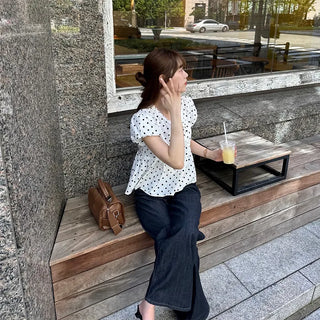 Polka Dot Girly Blouse