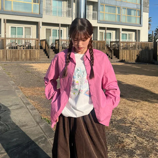 (Unisex) Colored Normal Shirt