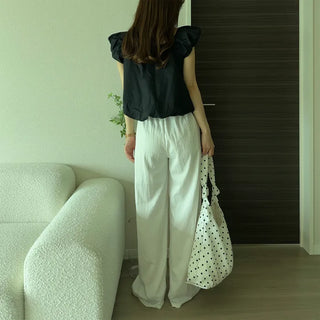 Wide Banding Pants